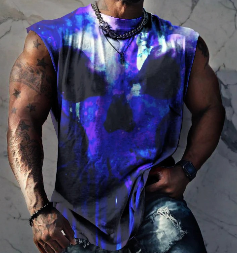 USA American Eagle Modern Art Men's Tank Top