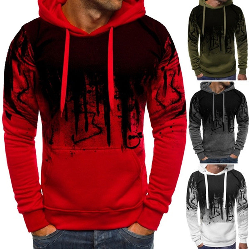 Stylish Camo Hooded Sweatshirt