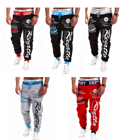 Men's Fleece Hip Hop Jogging Long Pants (Single)