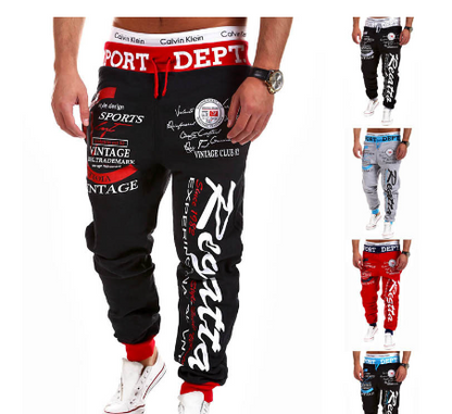 Men's Fleece Stylish Hip Hop Long Pants (Single)