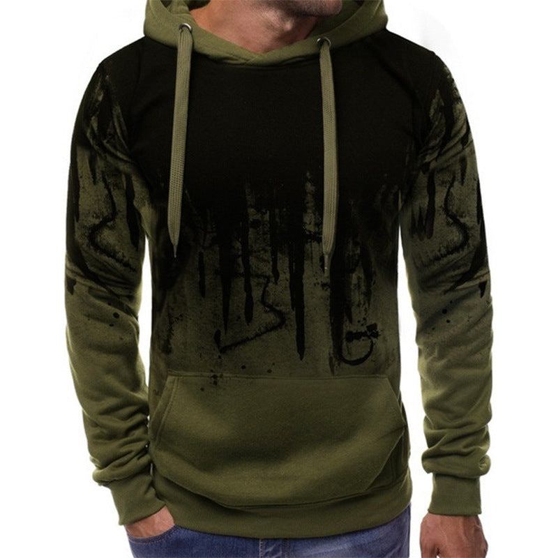 Stylish Camo Hooded Sweatshirt
