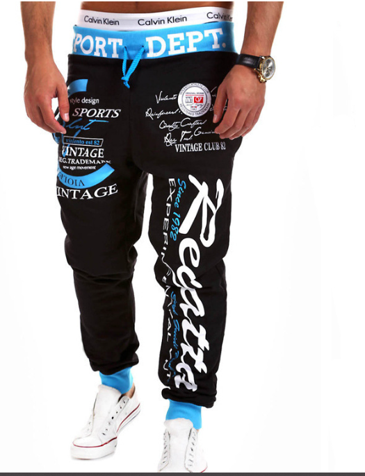 Men's Fleece Hip Hop Jogging Long Pants (Single)