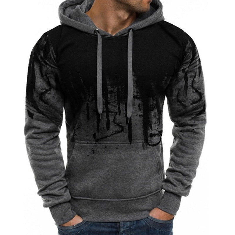 Stylish Camo Hooded Sweatshirt