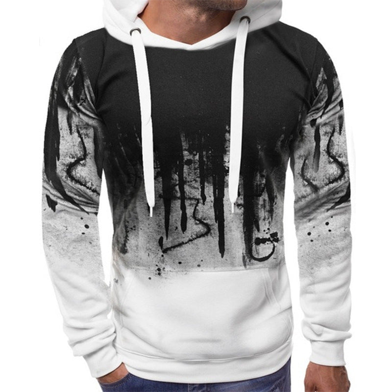 Stylish Camo Hooded Sweatshirt