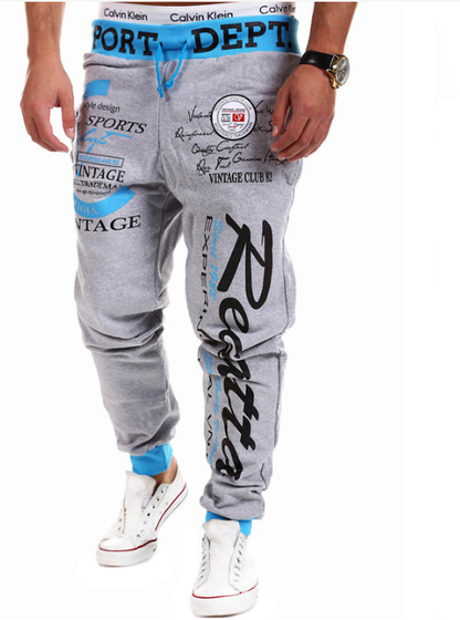 Men's Fleece Hip Hop Jogging Long Pants (Single)